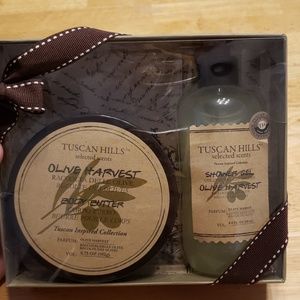 Tuscan Hills body butter and shower gel
